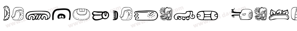 MesoAmerica Dings Three字体转换